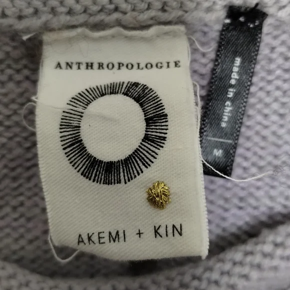 Anthropologie Akemi Kin Scenic Sweater Skirt Wool Blend Women's Size Medium - Picture 4 of 6